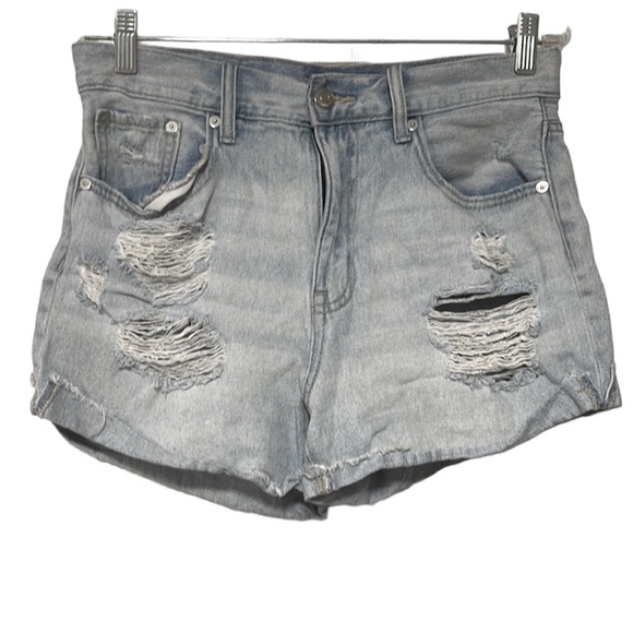 Aeropostale Pants - Aeropostale light wash, distressed mom jeans size 8